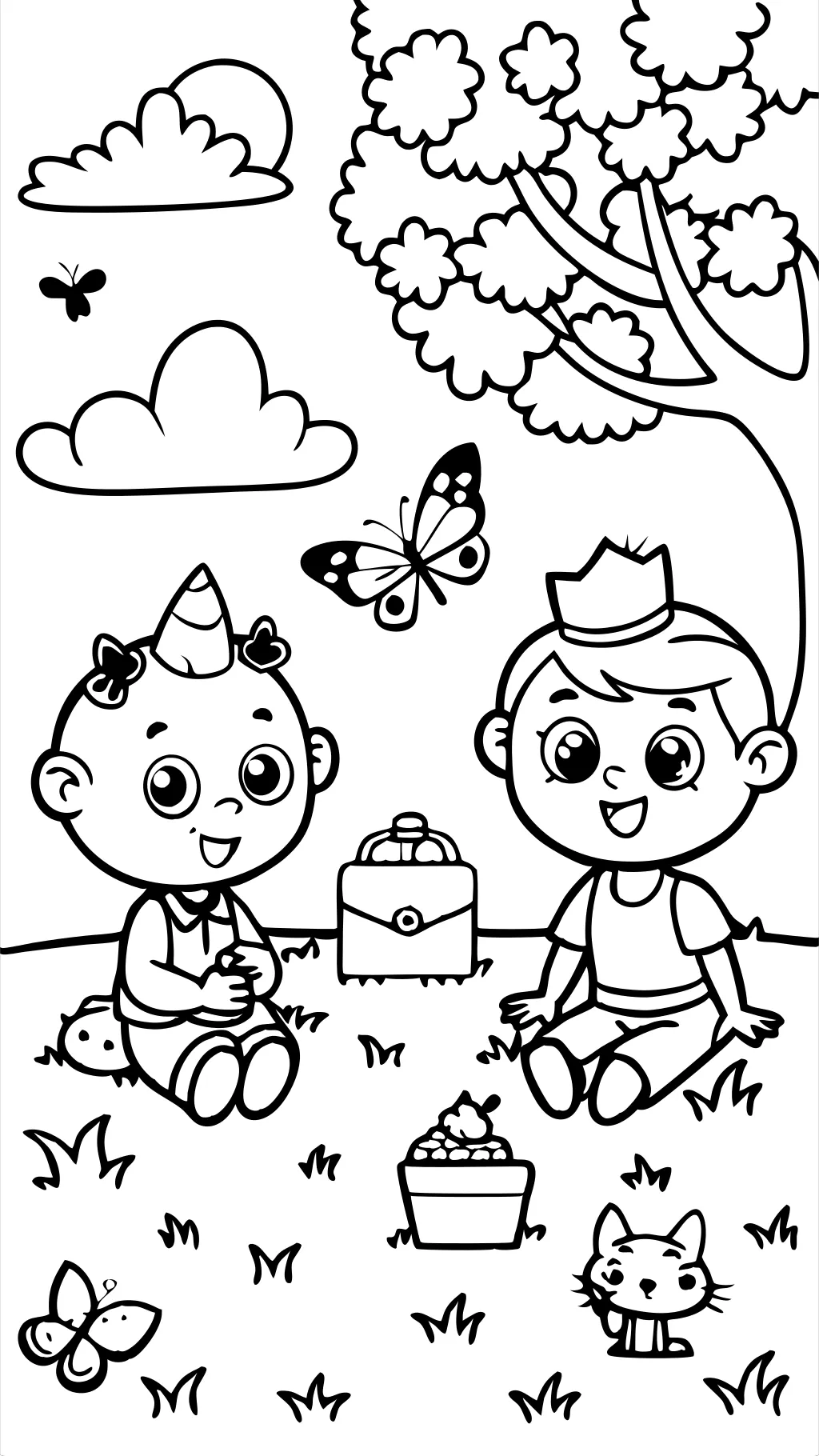 besties coloring pages